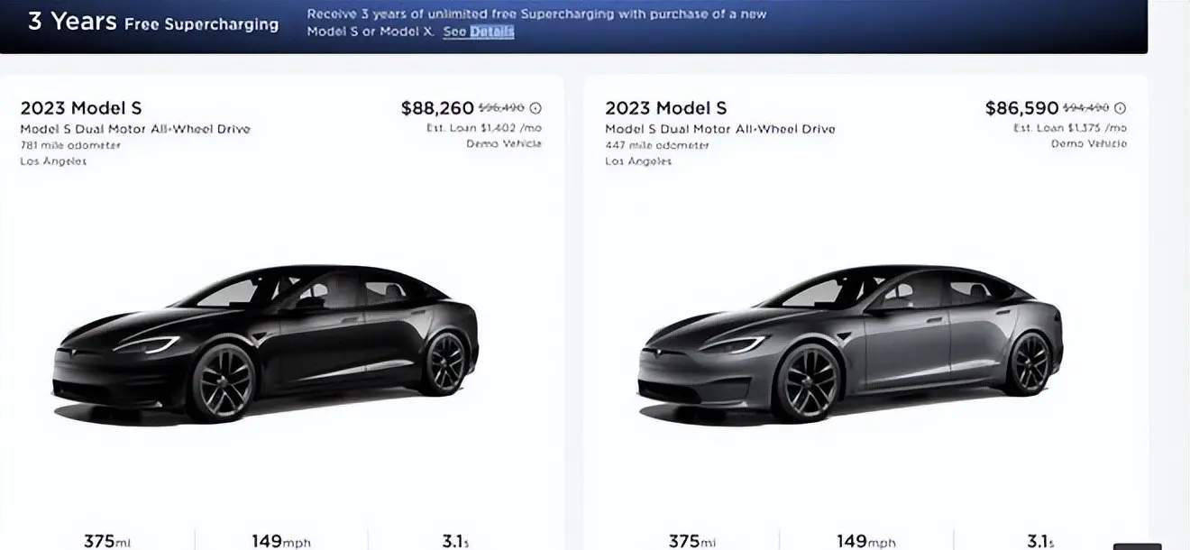 特斯拉削减美国Model S/X库存 折扣高达8000美元