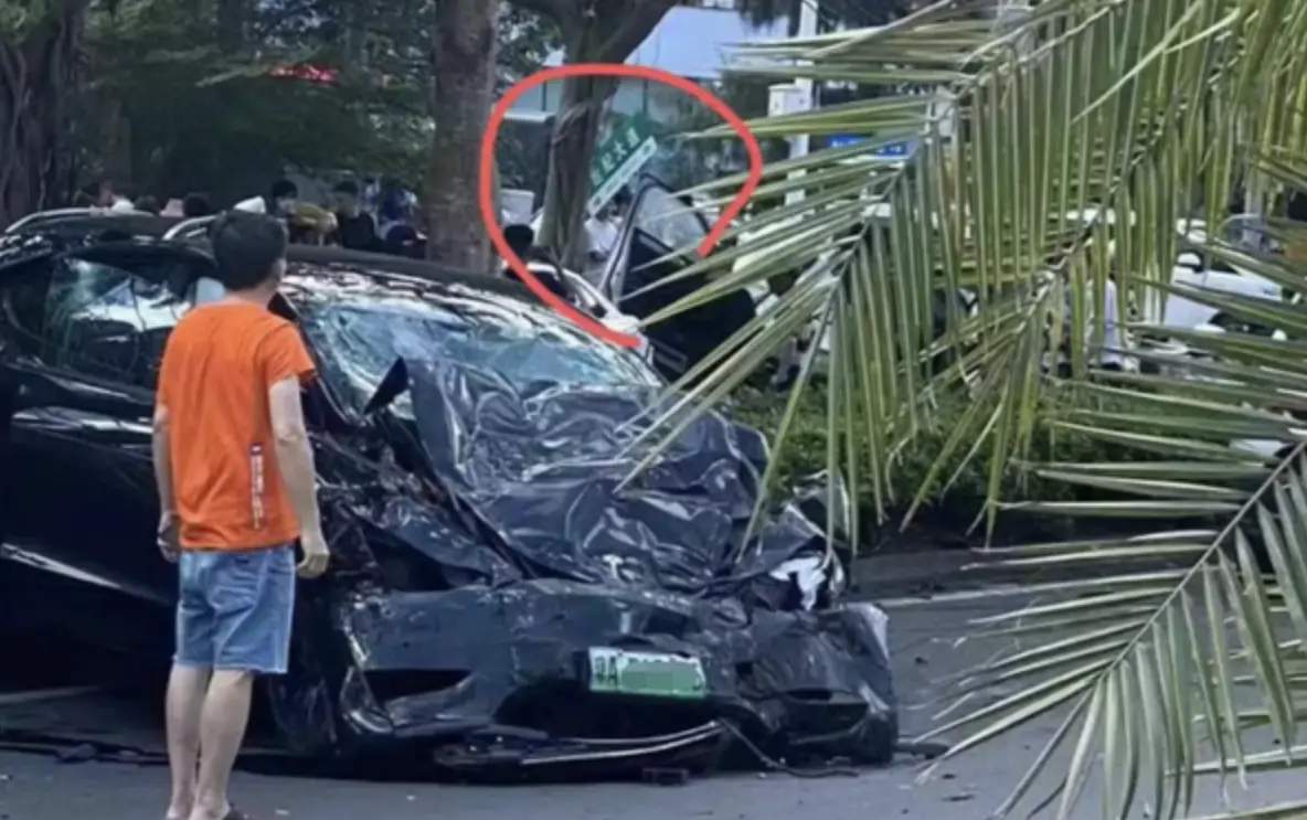 海口特斯拉连撞致1死1伤，已送鉴定车辆情况通报