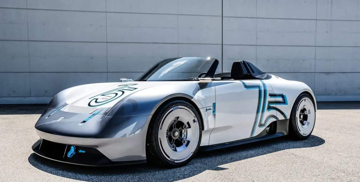 保时捷发布单座敞篷电动概念车Vision 357 Speedster官图