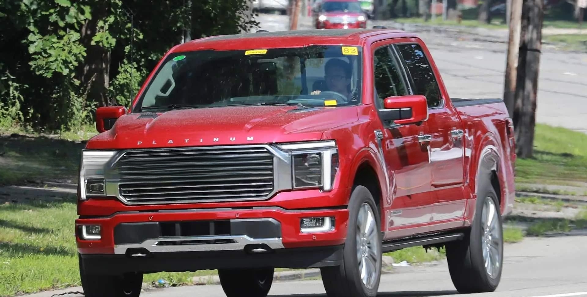 全新车型曝光！福特F-150铂金版现车亮相，全球首发