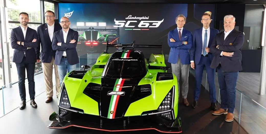 全新兰博基尼SC63 LMDh耀世登场：3.8T V8动力，明年挑战勒芒耐力赛