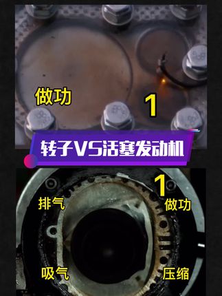 据了解，#马自达 已申请转子发动机+混动专利，汽油发动机VS转子发动机做功效率对比#汽车人共创计划 #机械原理 #发动机