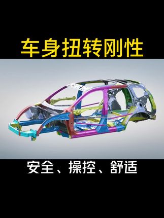 #车身刚性 理论上非承载式车身的抗扭转刚性要好于承载式车身，除了越野车现在大部分的家用车都是承载式车身