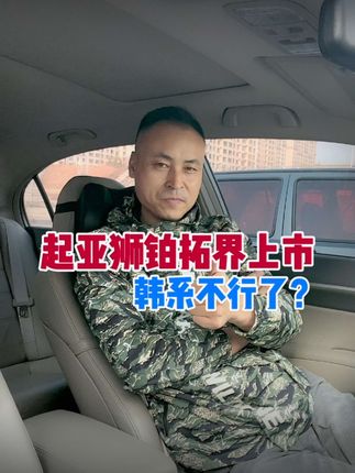 韩系车不行了吗？#抖音汽车 #买车那点事儿