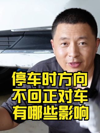 停车时方向不回正对车辆有哪些影响 #停车时方向不回正对车辆有哪些影响 #起诉理想汽车 #车机县委书记