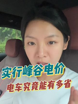 家充桩实施峰谷电价，能省钱吗#新能源汽车 #新能源领航计划#充电桩 #电动车充电