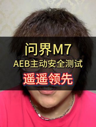 问界M7的AEB主动安全测试震惊到我了，确实地道#问界m7 #华为 #遥遥领先 #问界 #咱别犟啊