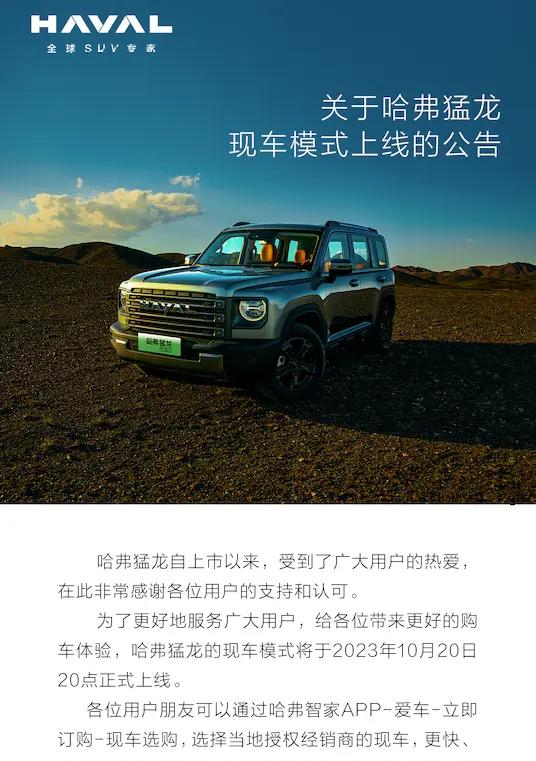 哈弗猛龙定制现车，个性满足，精准适配不同用户需求！