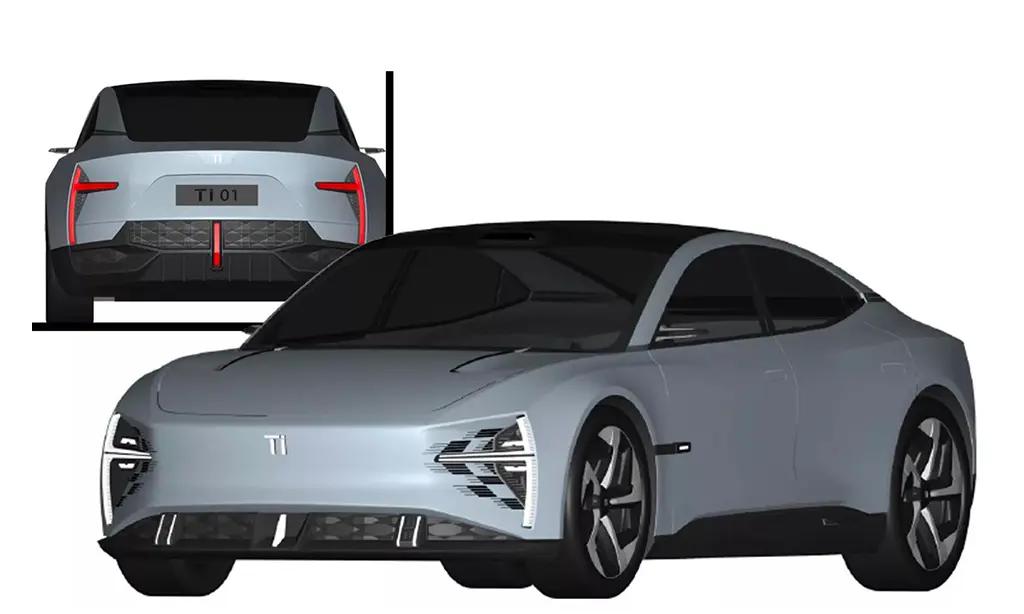 奇瑞iCAR Ti 01四门量产版专利图曝光，新车外观有多迷人？