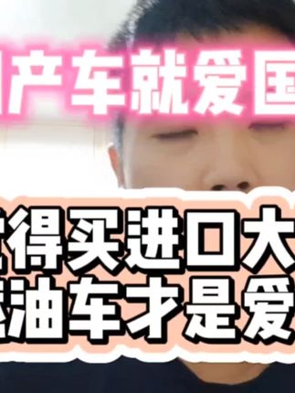 买什么车最爱国，买大排量进口车 #支持国产 #道德绑架