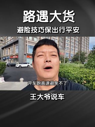 路遇大货避险技巧，祝长假平安 #高速驾驶安全知识 #每天一个用车知识 #中秋出行注意安全 #抖音汽车人新知计划