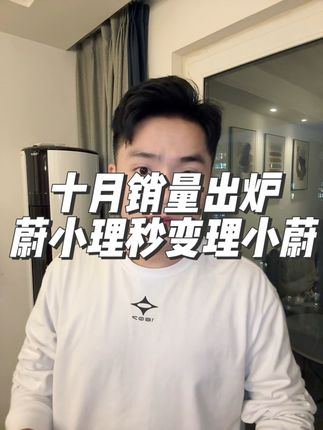 十月新能源销量蔚小理秒变理小蔚#买车那点事儿 #蔚来 #理想 #小鹏 #新能源汽车