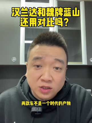 汉兰达和魏牌蓝山还用对比吗？