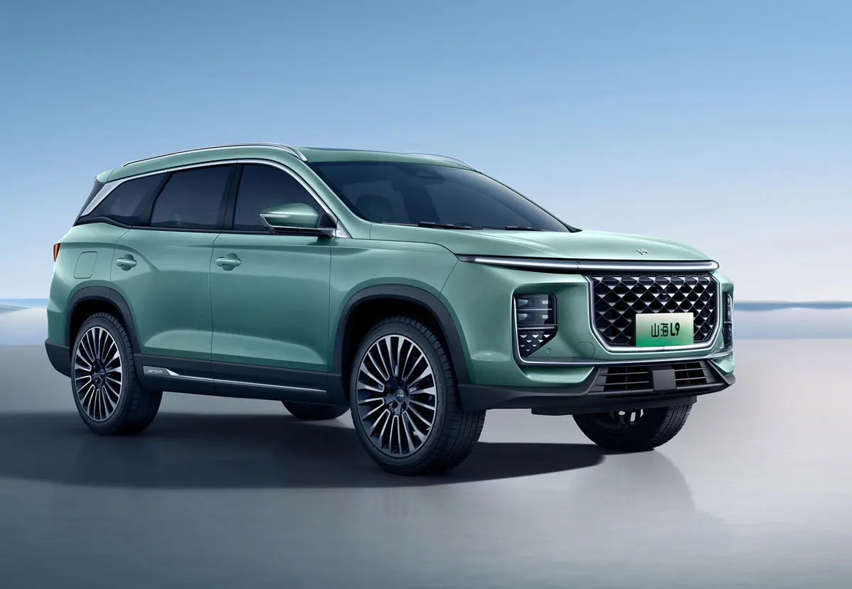 中型7座插混SUV 纯电续航84km 捷途山海L9 C-DM官图发布
