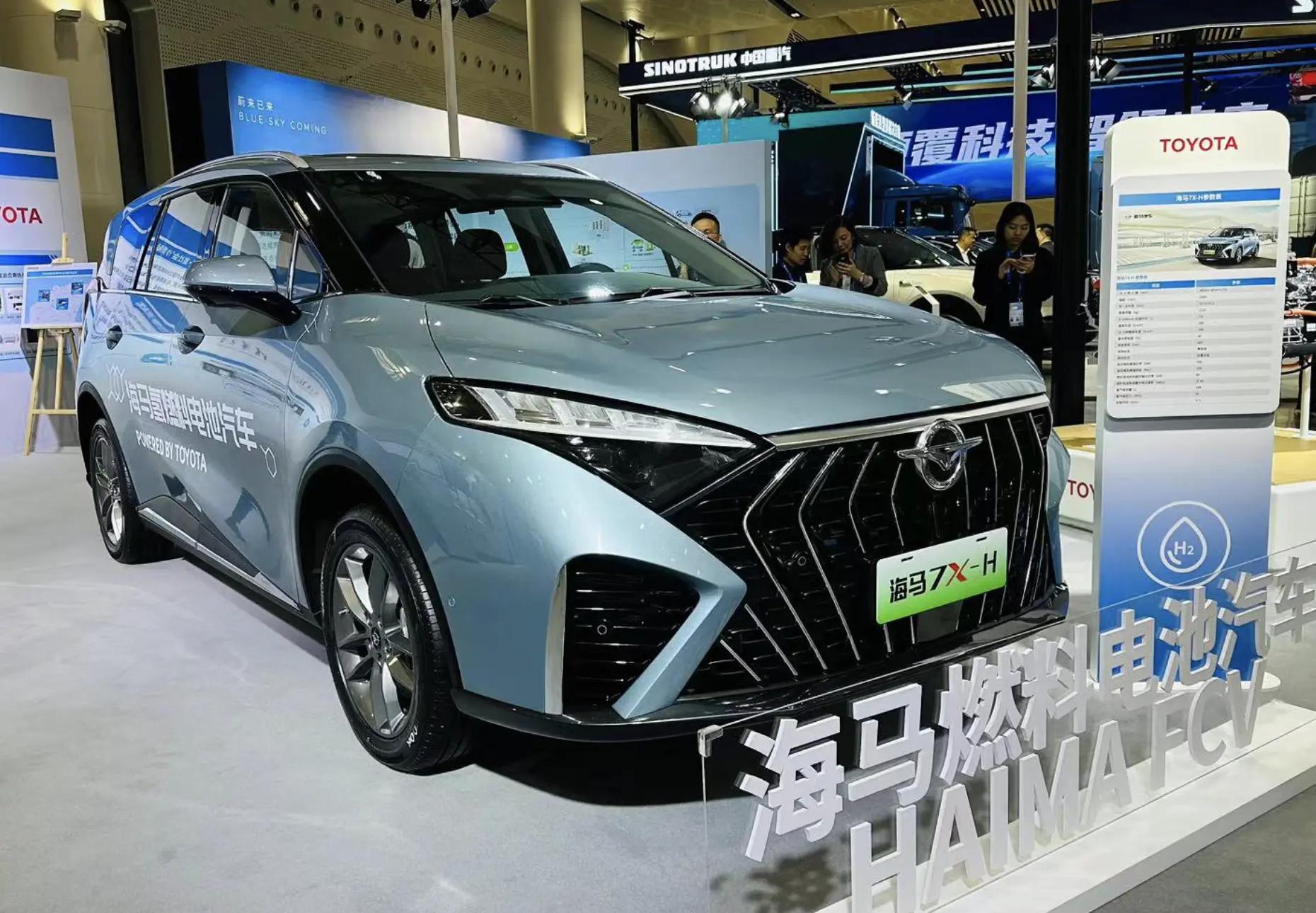海洋汽车推出氢能动力版MPV，海马7X-H携带丰田Mirai技术登场