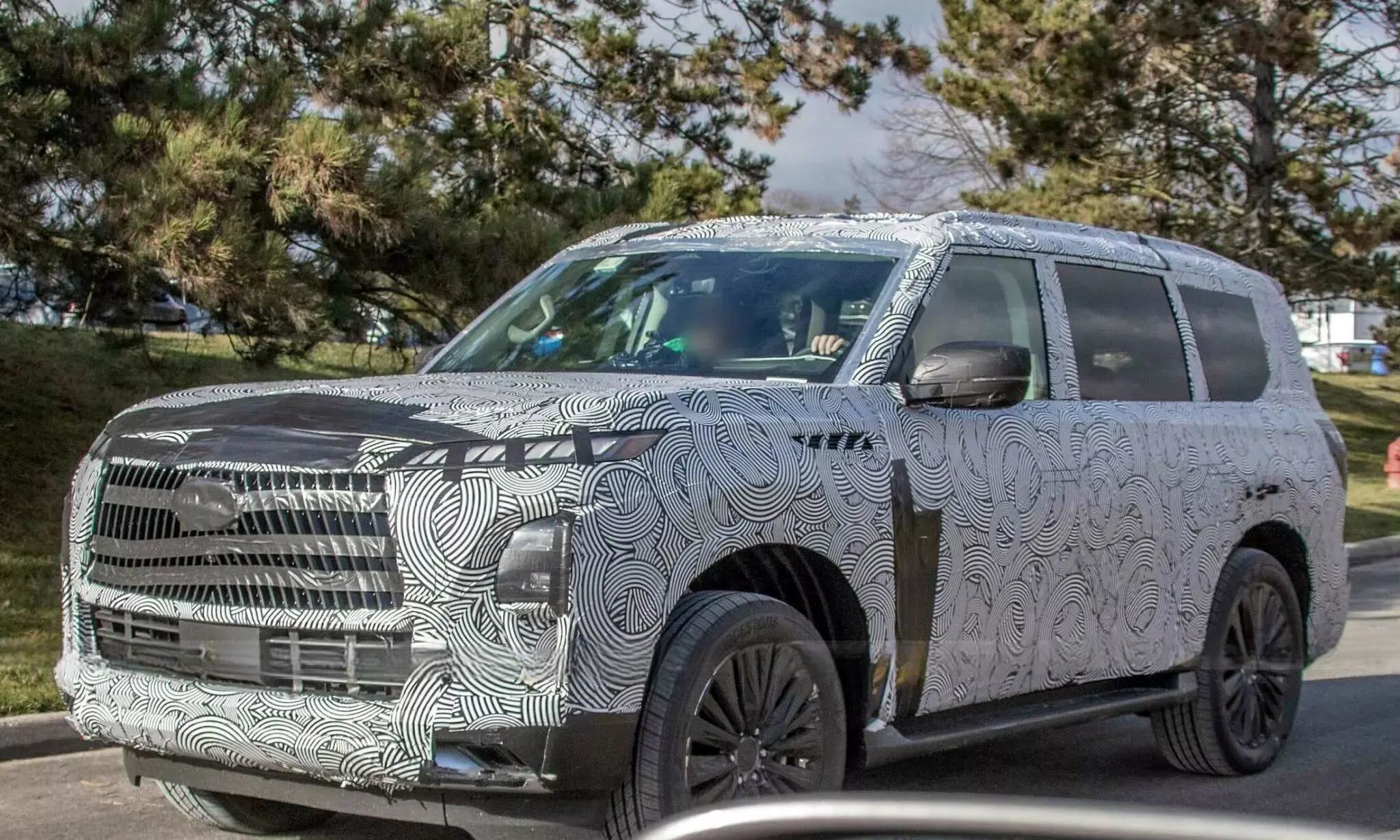 曝光！2024年下半年全新英菲尼迪QX80即将震撼发布