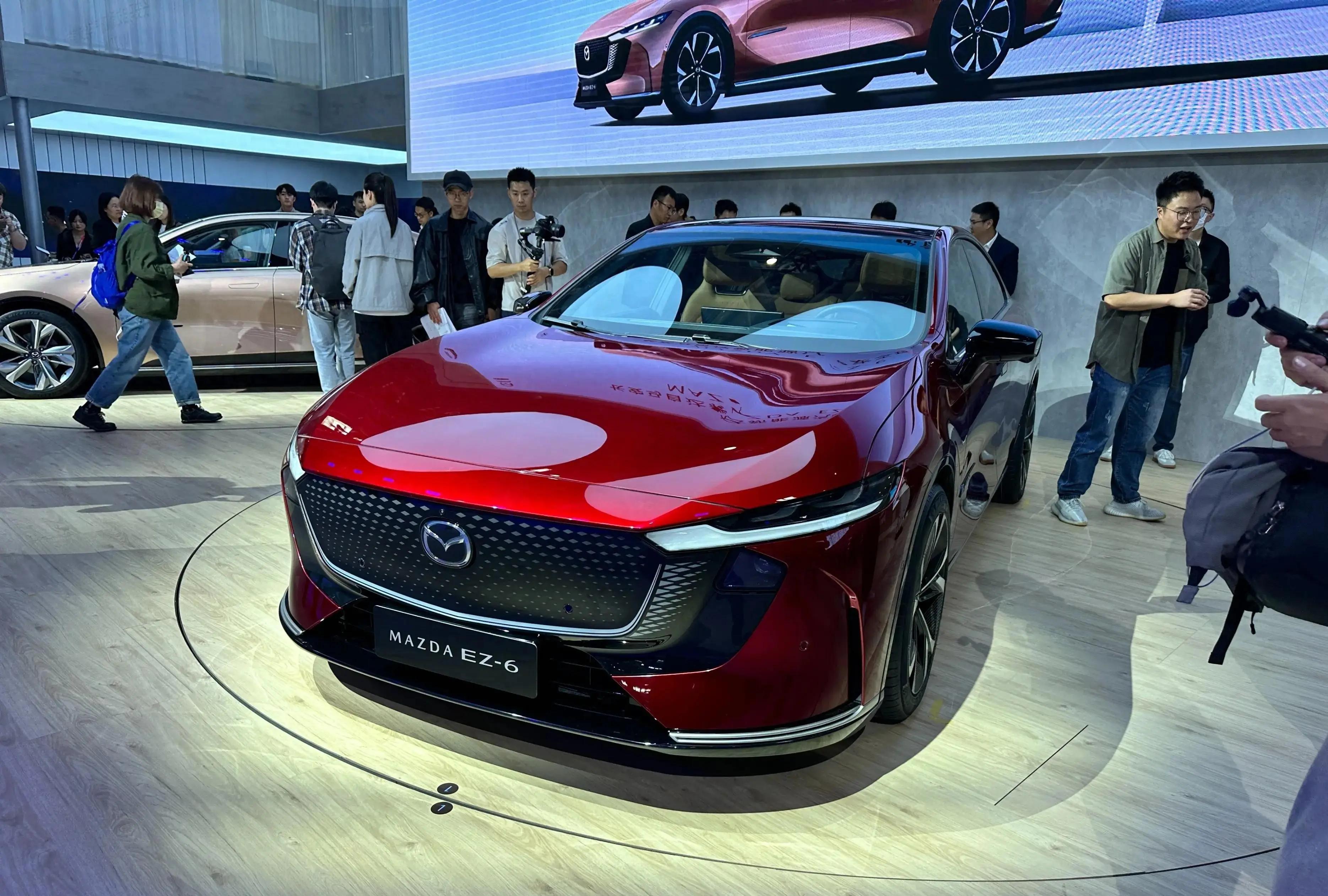 续航600公里 全新中型车 长安马自达EZ-6纯电版更多信息曝光