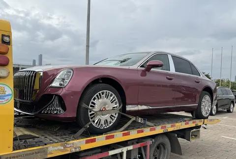 新车 广州车展探馆：红旗国雅双色版曝光，即将上市/4.0T V8混动