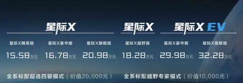 上汽大通星际X正式上市，15.58万元起售，纯电与柴油版可选