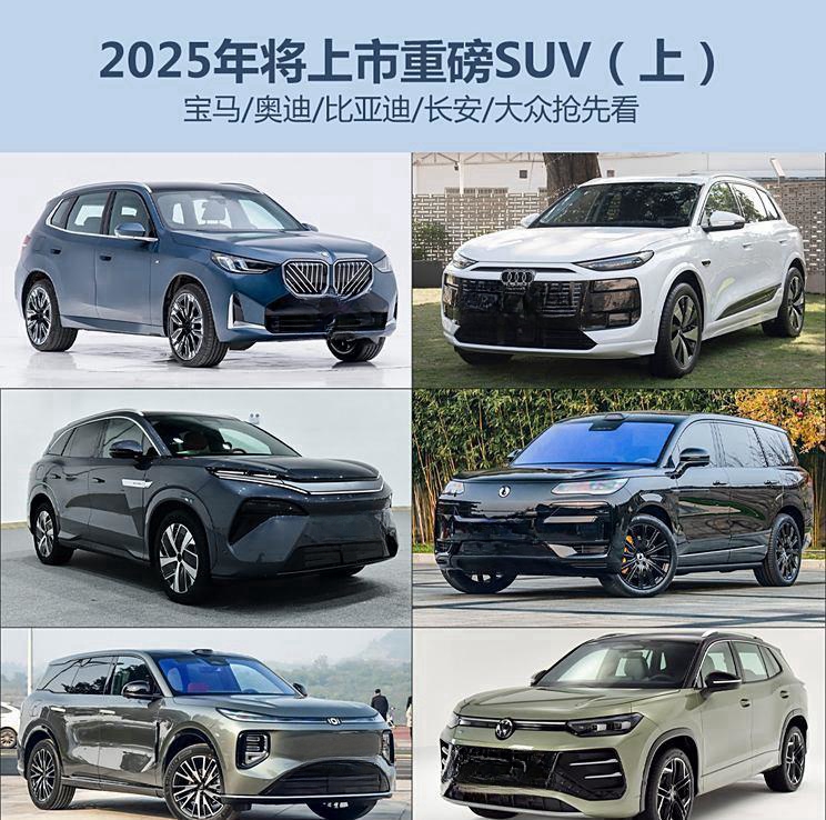 全新奥迪Q5L/宝马X3L领衔 2025年将上市重磅SUV（上）