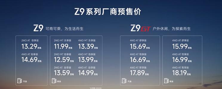 郑州日产Z9预售启动：11.99万元起售 全系动力组合+Deepseek智驾