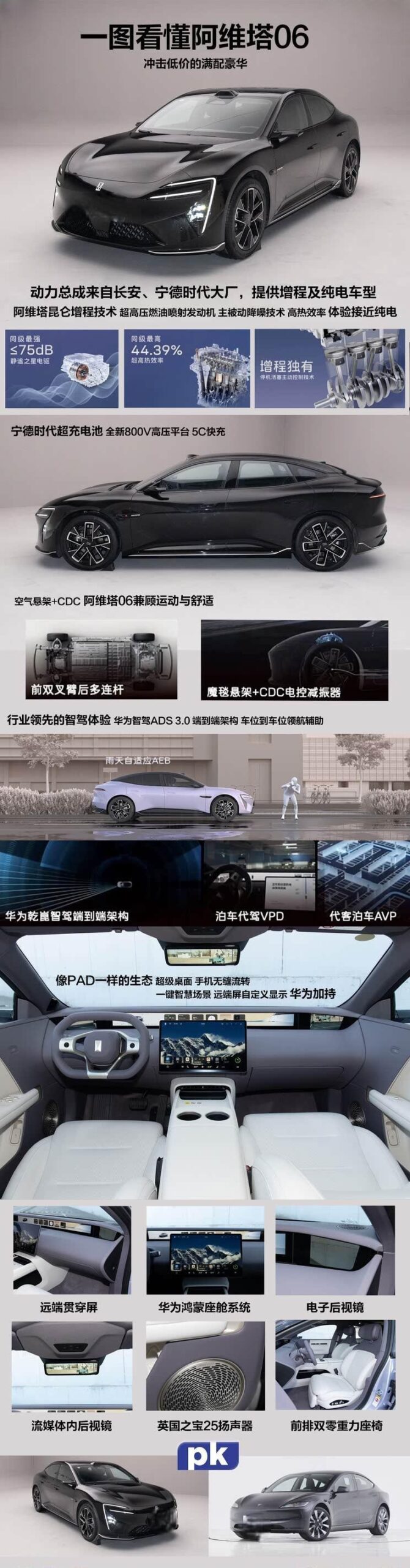20万级豪华新选择！阿维塔06运动轿跑曝光 华为智能座舱+满配黑科技