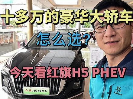 十多万的豪华大轿车怎么选？今天来看红旗H5 PHEV！ #买混动到红旗#红旗H5PHEV #红旗H5 #15万买什么车
