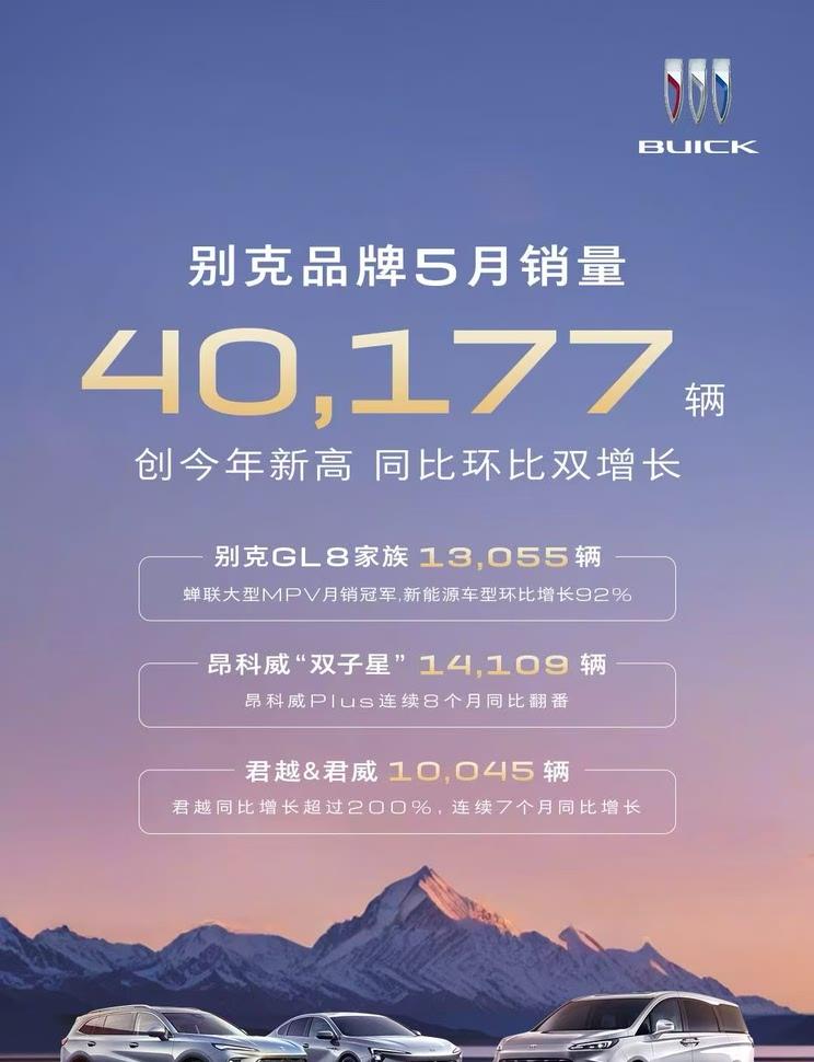 别克GL8陆尚限时优惠 5月品牌销量突破4万辆