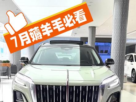 红旗HS3 PHEV限时权益价12.38万起#选混动到红旗 #红旗HS3PHEV