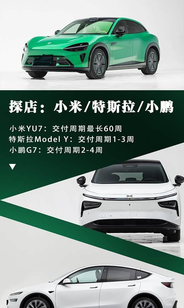 探店对比：特斯拉Model Y、小米SU7、小鹏G6，谁更值得入手？