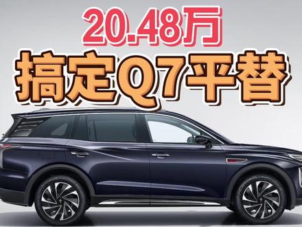 20.48万，搞定Q7平替！ #总有一抹红守护千万家 #豪华不妥协买它不纠结 #红旗HS7phev