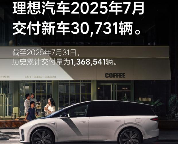 理想汽车7月销量突破3万辆 零售网络覆盖535城