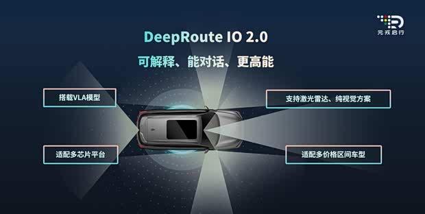 元戎启行发布全新DeepRoute IO 2.0平台及VLA模型，智能驾驶再升级