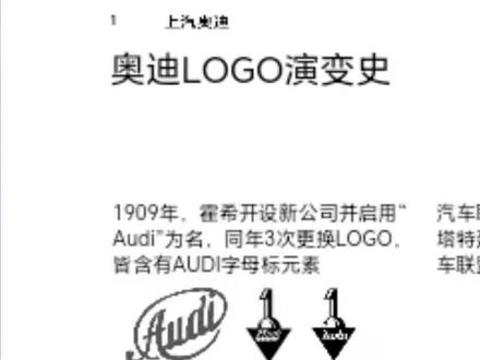 细聊“奥迪”品牌LOGO “AUDI”进化史……#奥迪回应字母标 #上汽奥迪 #一汽奥迪 #奥迪E5 #成都车展
