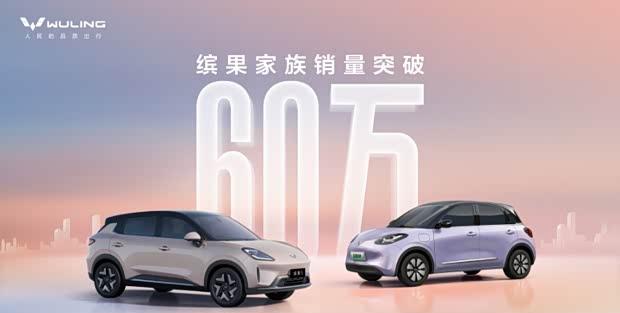 五菱缤果S上市首月热销超2.4万辆，家族累计销量突破60万大关