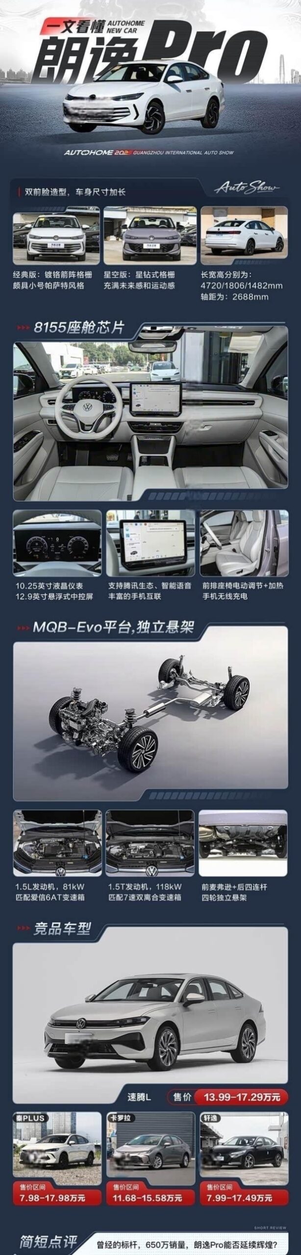 朗逸Pro即将上市，能否再创销量神话？