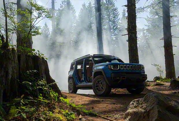 Jeep Recon电动越野车亮相：3.6秒破百，攀岩能力再升级