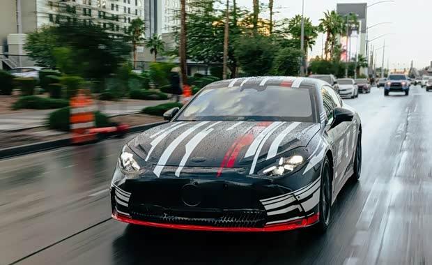 全新梅赛德斯-AMG GT四门电动轿跑车曝光 搭载轴向磁通电机