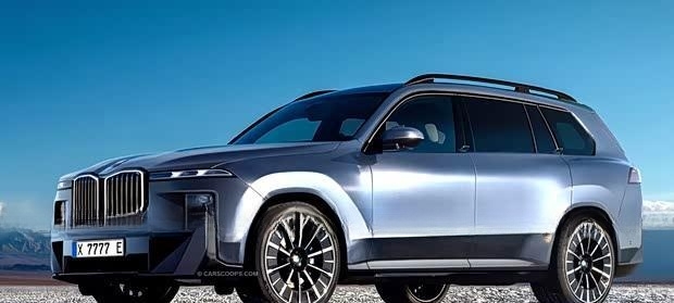 宝马X7换代前瞻：争议前脸或延续，动力再升级