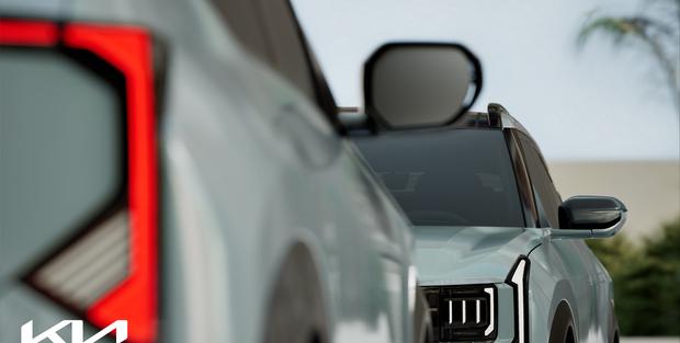 起亚赛图斯预告图曝光 造型硬朗 12月10日首发