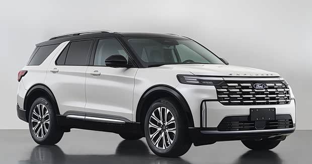 新款福特探险者申报图曝光 外观微调/动力延续2.3T