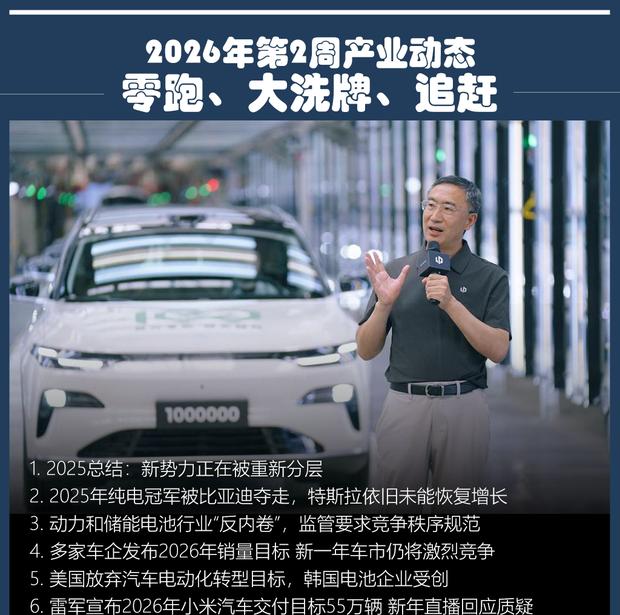 2026新能源格局前瞻：新势力座次洗牌，传统车企加速转型