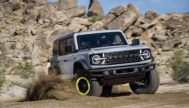 福特烈马Bronco RTR官图发布：动力升级 越野强化 售价低于荒地版