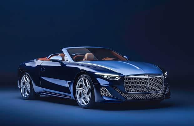 宾利Batur敞篷版官图：3D打印铂金饰件，极致定制