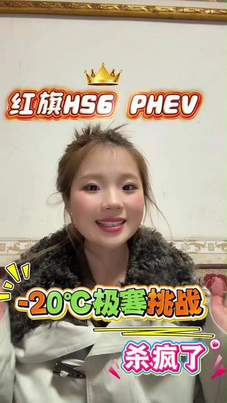 红旗HS6PHEV-20度极寒挑战直接杀疯了 红旗HS6PHEV-20度极寒挑战直接杀疯了 #红旗HS6创吉尼斯极寒续航纪录  #吉尼斯认证最长续航SUV  #大五座新标杆