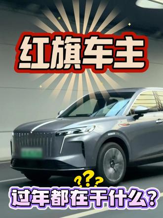 红旗车主过年都在干什么？#红旗HS6PHEV  #人间温情有红旗  #红旗HS6车友会暖冬行动