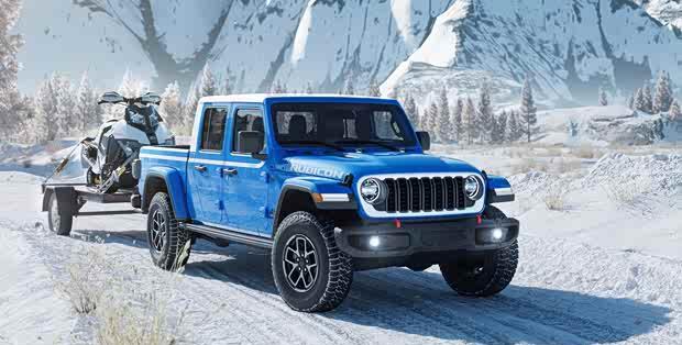 Jeep角斗士Whitecap特别版官图 雪地主题涂装