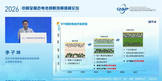 贝特瑞：全固态电池，材料体系协同是关键