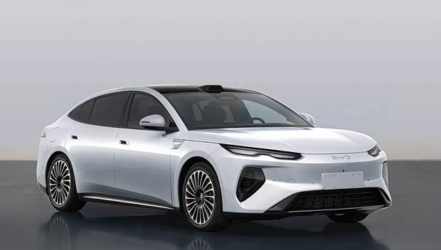 比亚迪海豹08申报图曝光 二季度上市 搭载后轮转向技术