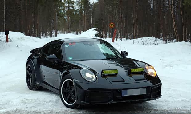 保时捷911 Dakar改款谍照首曝 预计年底亮相